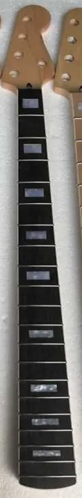 4 \ 5 Струны электрический guiatr бас-головка, DIY бас-головка, Кленовая шея, черный \ оболочка инкрустация грифа - Color: 5 rosewood