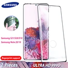 Закаленное стекло для Samsung S21 Ultra S22, защитное стекло HD для Galaxy S20 Plus, S10, Note 20, 10, полное покрытие экрана, защитная пленка