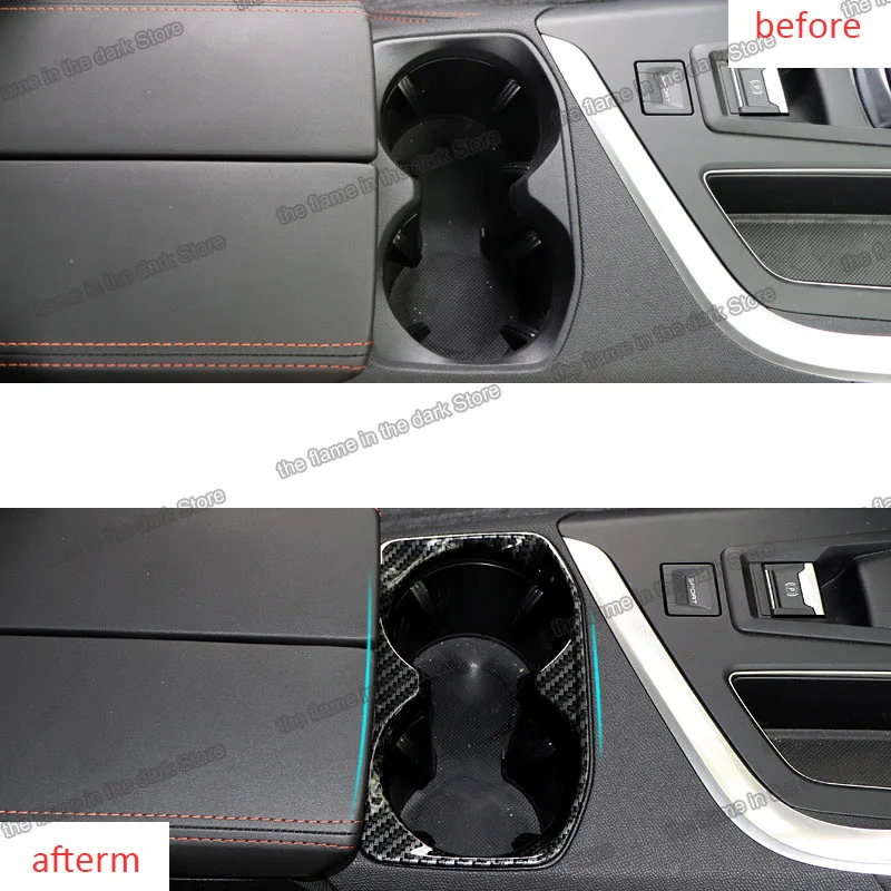 

Lsrtw2017 Abs Car Central Control Cup Slot Frame Trims for Peugeot 3008 5008 2019 2020 Interior Accessories 2017 2018 2019 2020