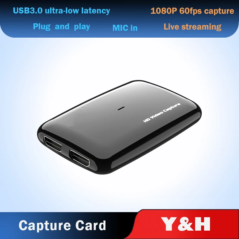 1080P60FPS HDMI совместимый с USB 3 0 захват видеозахвата для XBOX PS4 TV запись ПК OBS живая