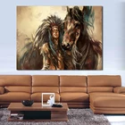 Фигурная живопись, оригинальная перьевая индийская искусство стены, лошадь, животное, постер для гостиной, домашний декор, картина