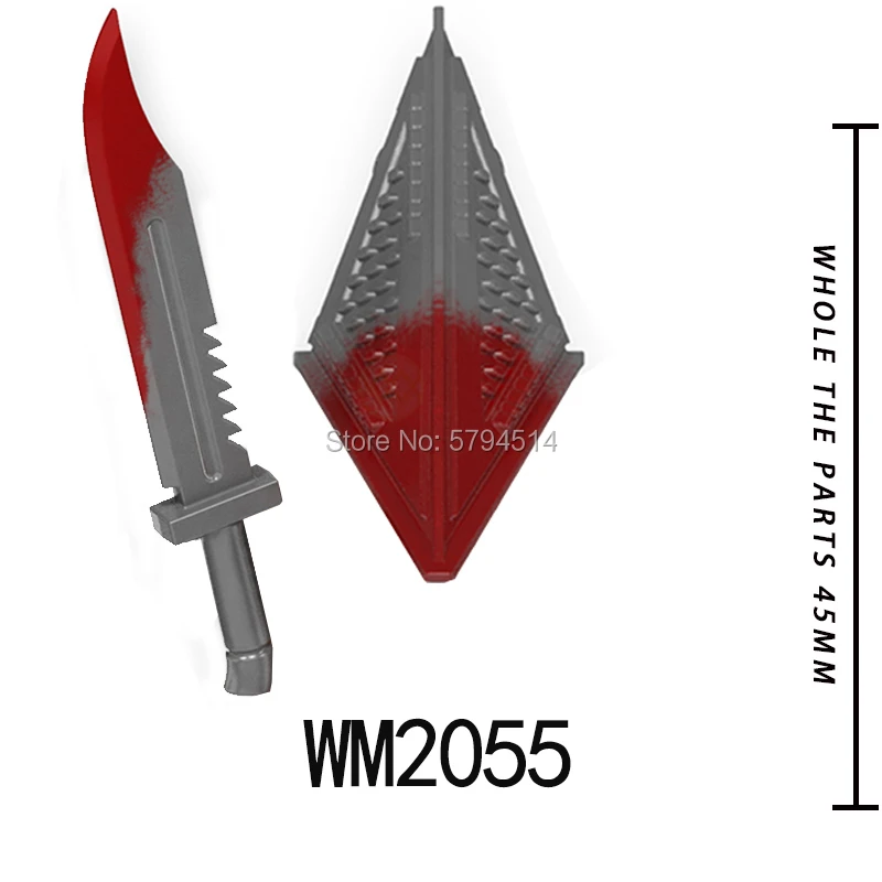 Одиночная продажа Хэллоуин серия ужасов клоун строительные блоки экшн фигурки
