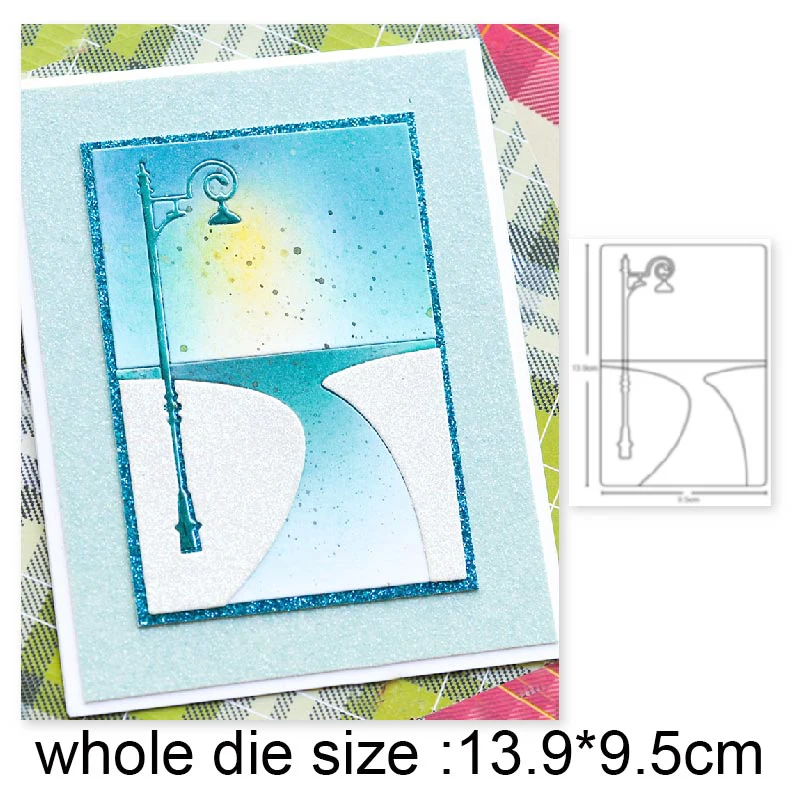 

Craft Metal Cutting Dies cut dies Street lamp Frame decoration scrapbook Album Paper Card Craft Embossing die cuts