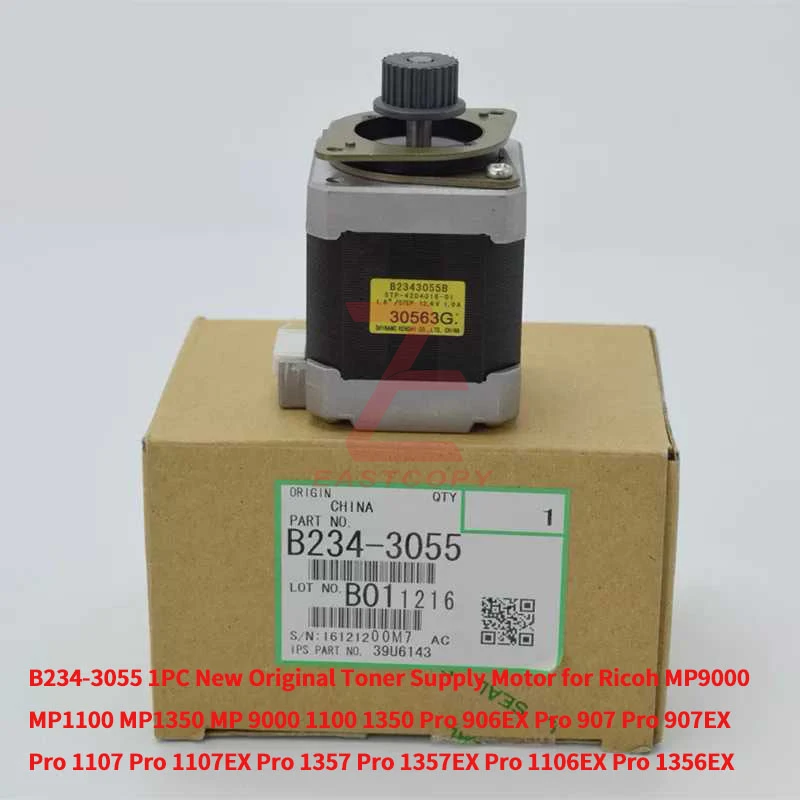 

B234-3055 1PC New Original Toner Supply Motor for Ricoh MP 9000 1100 1350 Pro 906 907 1356 1106 1107 1357 MP9000 MP1350 MP1100