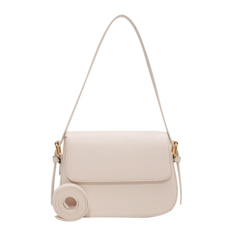 

Simple Versatile Female Messenger Bag New Trendy Popular Pure Color Women's Shoulder Bag Casual Korean Style Satchel Armpit Pack