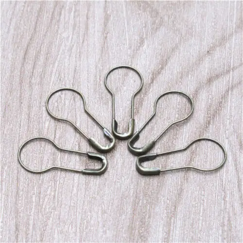 

100Pcs Calabash Bulb Gourd Pear Shape Small Coilless Tag Fastener Craft Pin