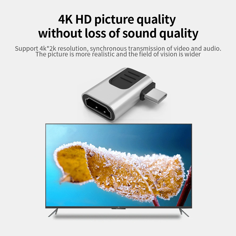 USB C к HDMI совместимый адаптер 4K 2K кабель Тип HD для MacBook Samsung Galaxy S10 Huawei Mate P20 |