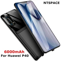 ntspace battery charger cases for huawei p40 pro external battery case 6000mah power bank cover for huawei p40 charging case