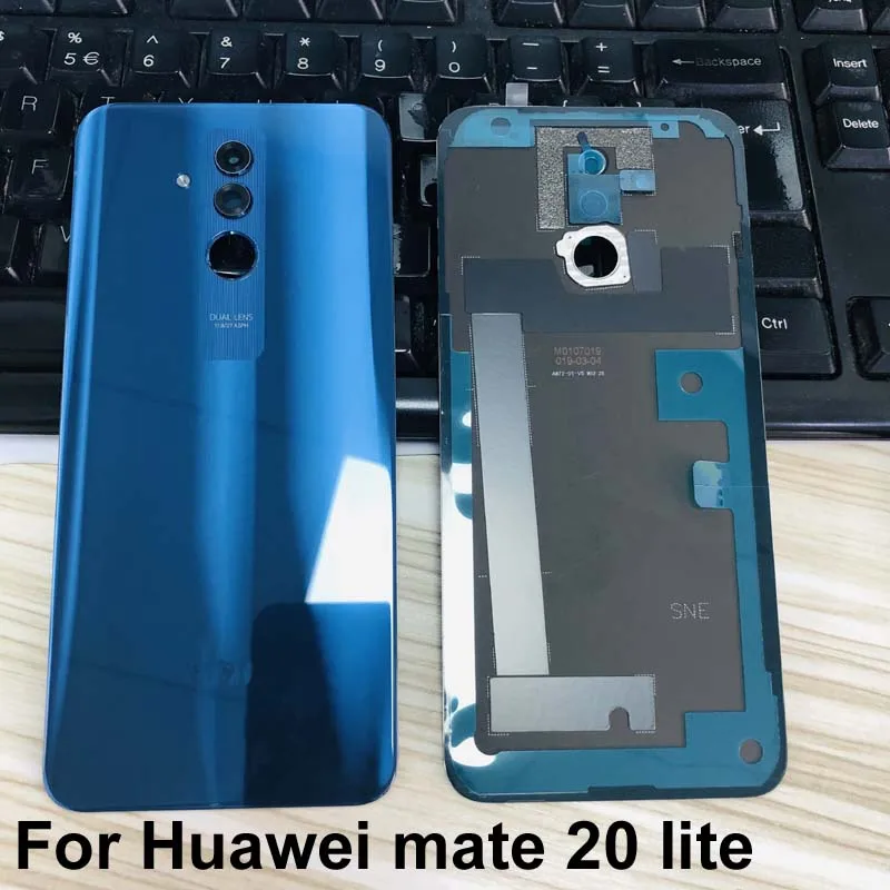 Оригинальная Задняя стеклянная крышка для Huawei mate 20 lite SNE LX1 LX2 LX3 корпус