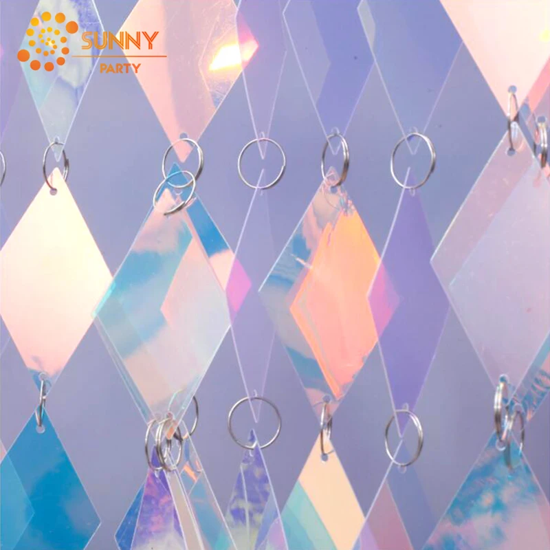 Гирлянда с лазерным блеском кольцом и сердечком для правильной геометрической