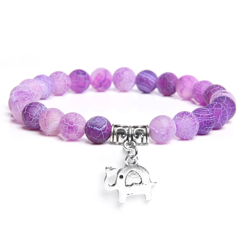 

Cute Animal Charms Bracelets For Women Men Natural Stone Beaded Bracelet Agates Bracelet Female Jewelry For Ladies Girl Gift