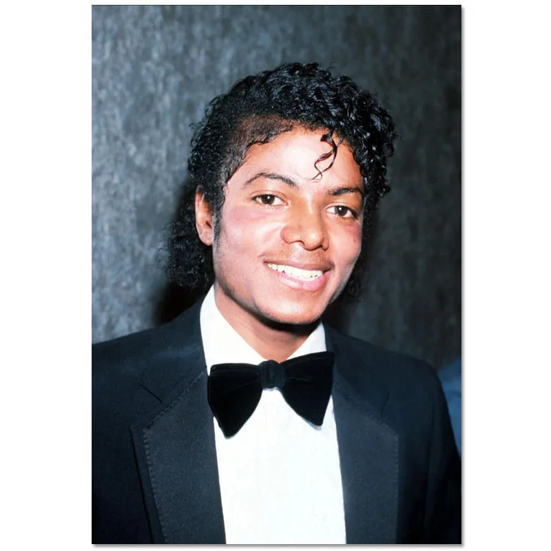 Пользовательский холст Настенный декор звезда Майкл Джексон Красочный постер