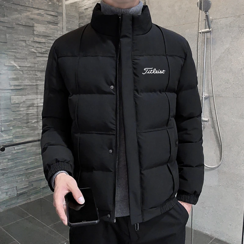 

Мужская Повседневная парка с хлопковой подкладкой, с воротником-стойкой