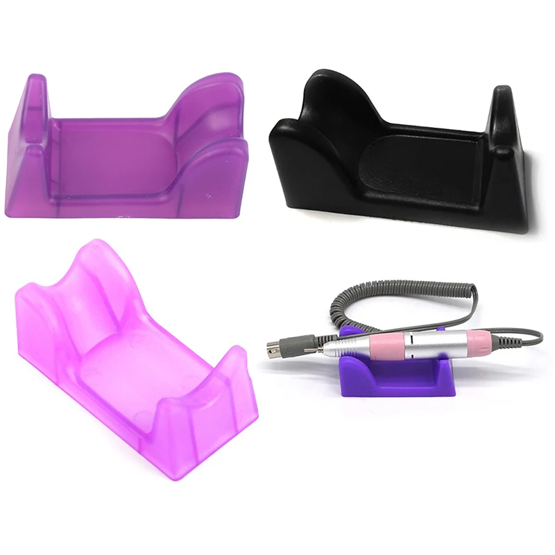

Hot 1pcs Plastic Electric Nail Craft Drill File Bit Manicure Machine Pen Holder Stand For Nails Art Random