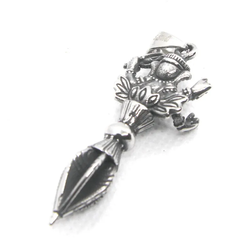 India Ganesh Pendant 316L Stainless Steel Jewelry Power Blessing Necklace | Pendants