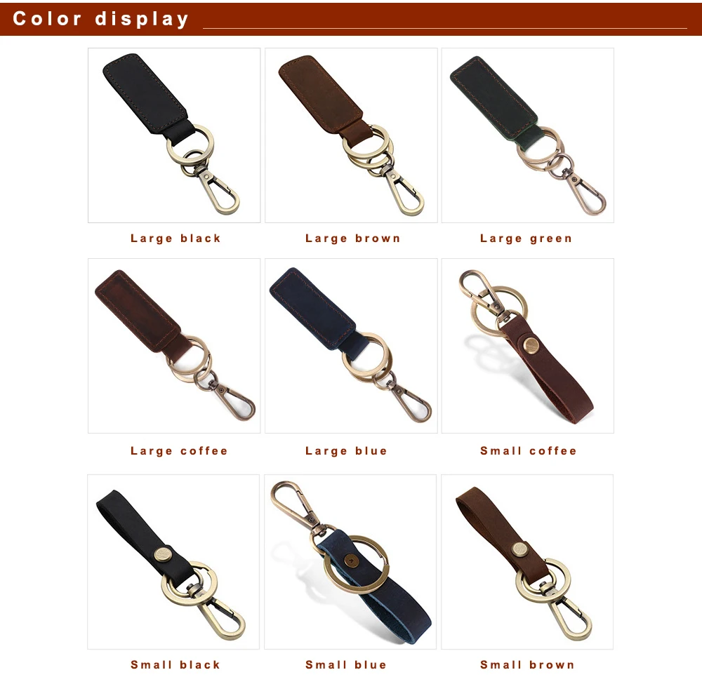 JOGUJOS кошелек из натуральной кожи для ключей женщин и мужчин брелок держатель