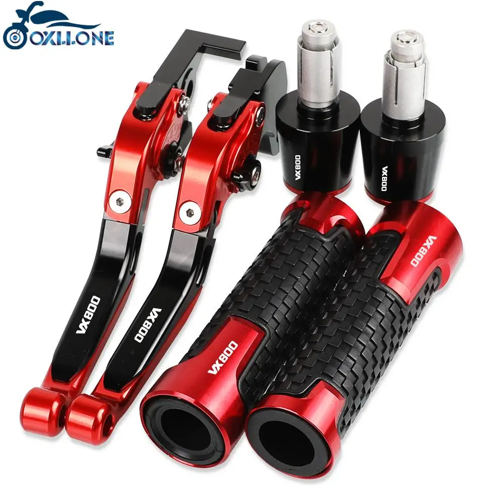 

VX 800 Motorcycle Brake Clutch Levers Handlebar Hand Grips ends For SUZUKI VX800 L/M/N/R 1990 1991 1992 1993 1994 1995 1996