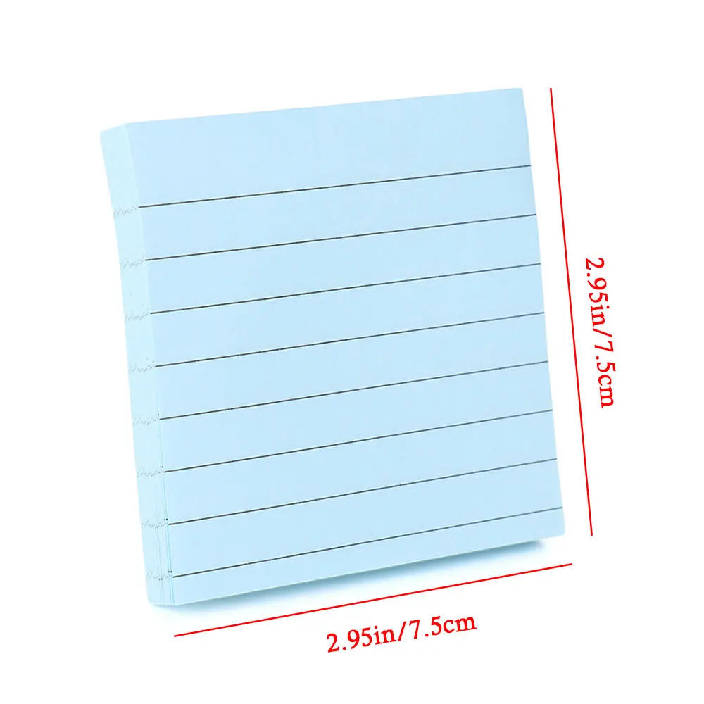 

80 Pages Colorful Sticky Notes Square Memo Pad Sticker Bookmark Marker Memo Sticker Paper Stationery School Office Supplies