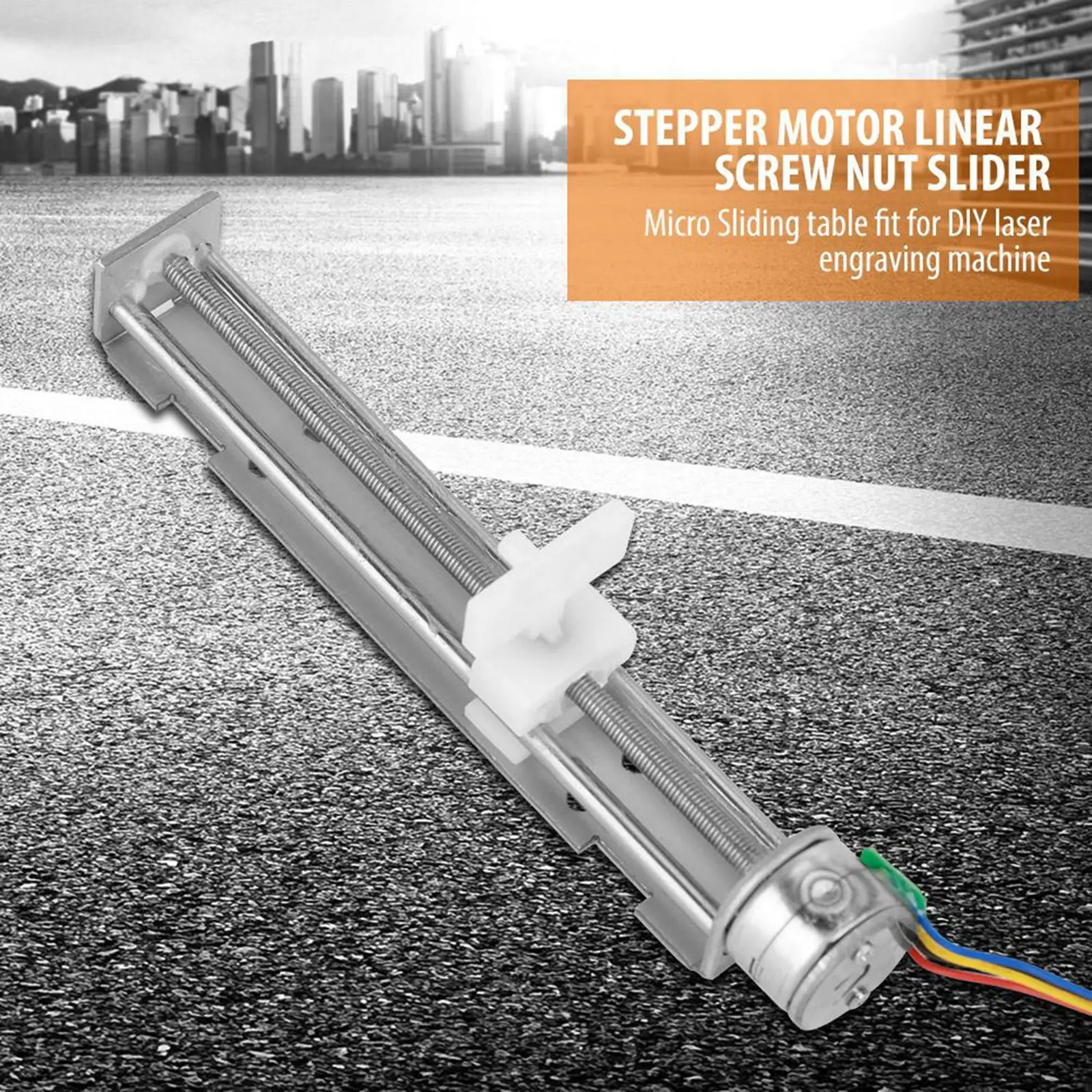 12 В постоянного тока 80 мм гравировальные машины микро линейный винт слайдер