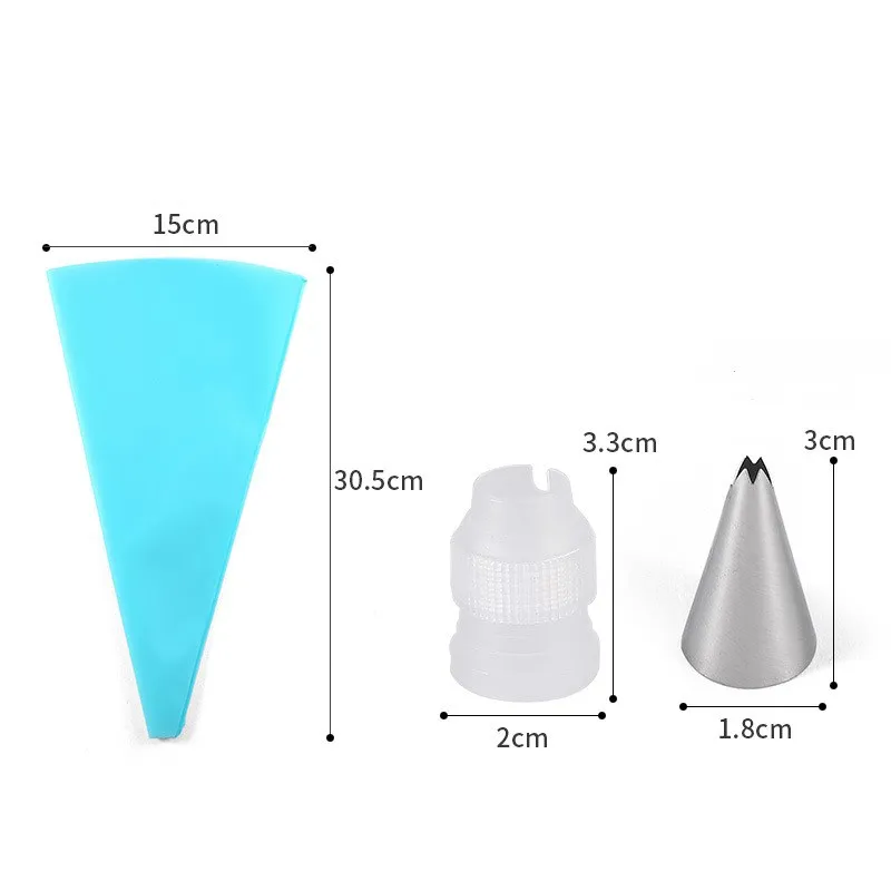 

50 pieces/set Reusable DIY icing pipe cream pipe nozzle kit cake shop cream nozzle cake decorating tool baking tool