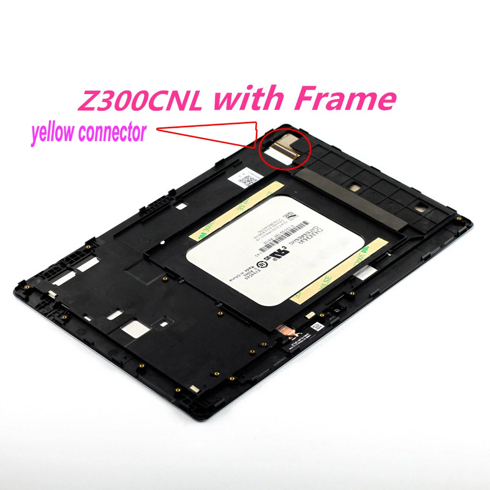 AAA ЖК-дисплей для Asus ZenPad 10 Z300 Z300C Z300CL P00C P023 зеленые разъемы Z300CNL P01T ЖК-дисплей сенсорный экран дигитайзер Рамка