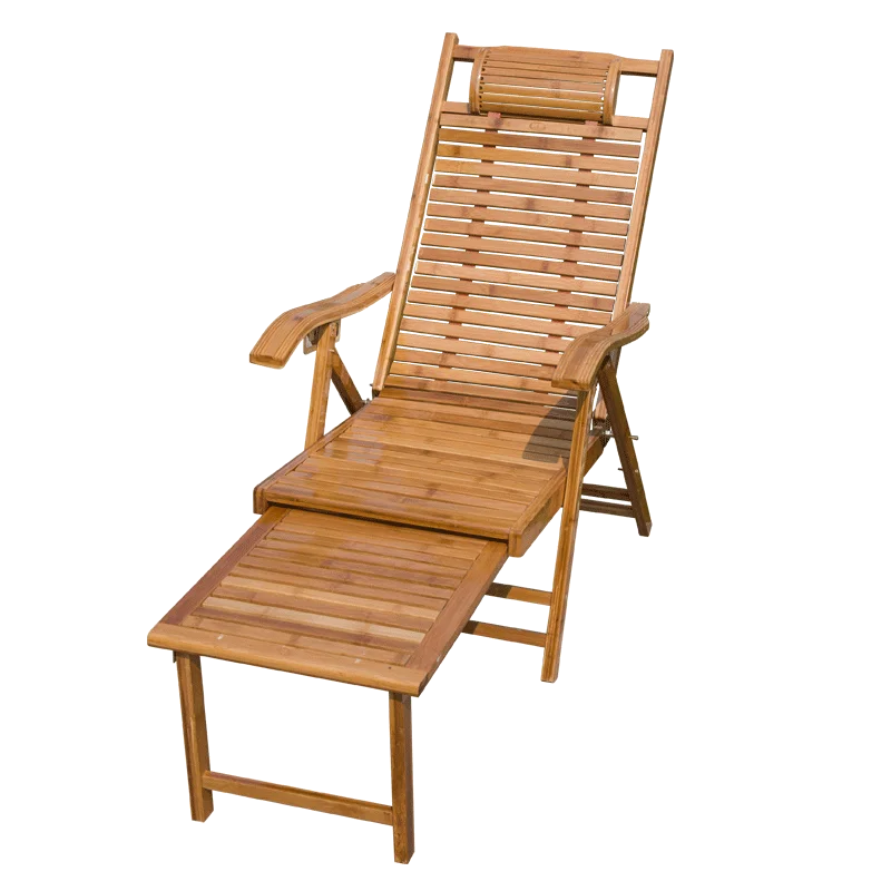 Откидной стул складной Ланч брейк ленивый домашний бамбуковый задний