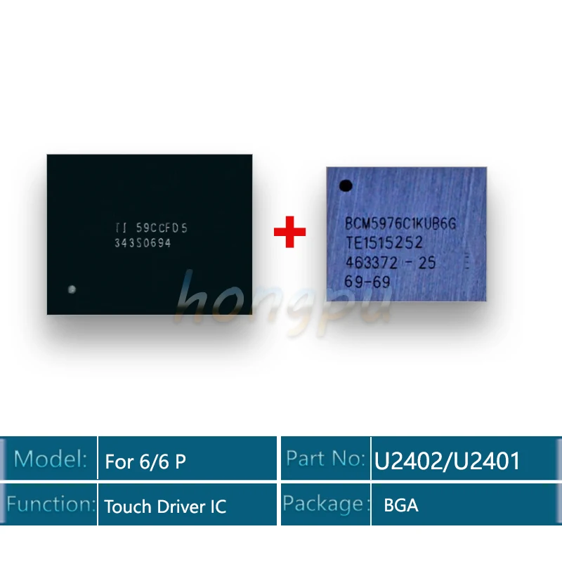 

20pcs/lot Original new for iPhone 6/6plus touch screen control IC U2402 (10pcs) + U2401 (10pcs)