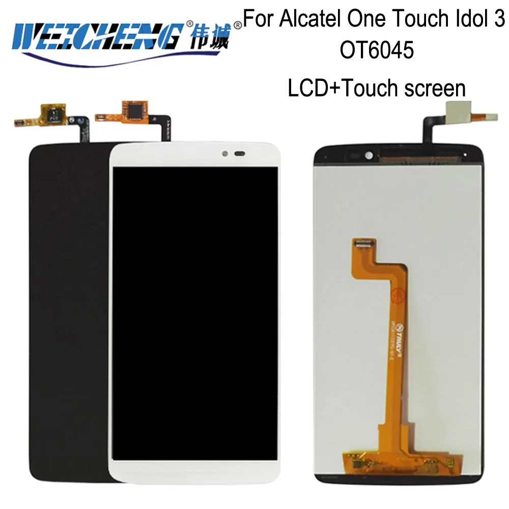 WEICHENG для Alcatel One Touch Idol 3 6045 OT6045 ЖК дисплей + кодирующий преобразователь сенсорного