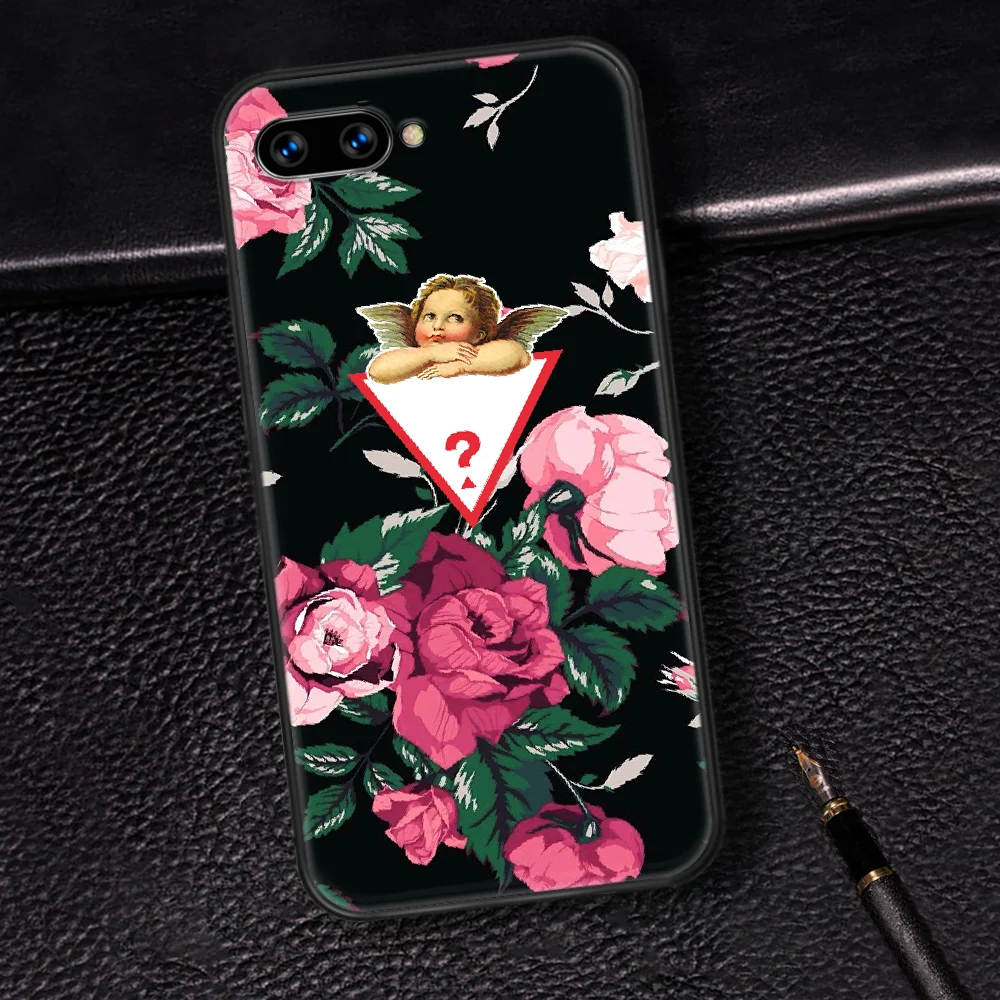 

GUESS Brand Phone Case Cover Hull For HUAWEI Honor 6A 7A 7C 8 8A 8S 8x 9 9x 10 10i 20 Lite Pro black Shell Silicone Cover 3D