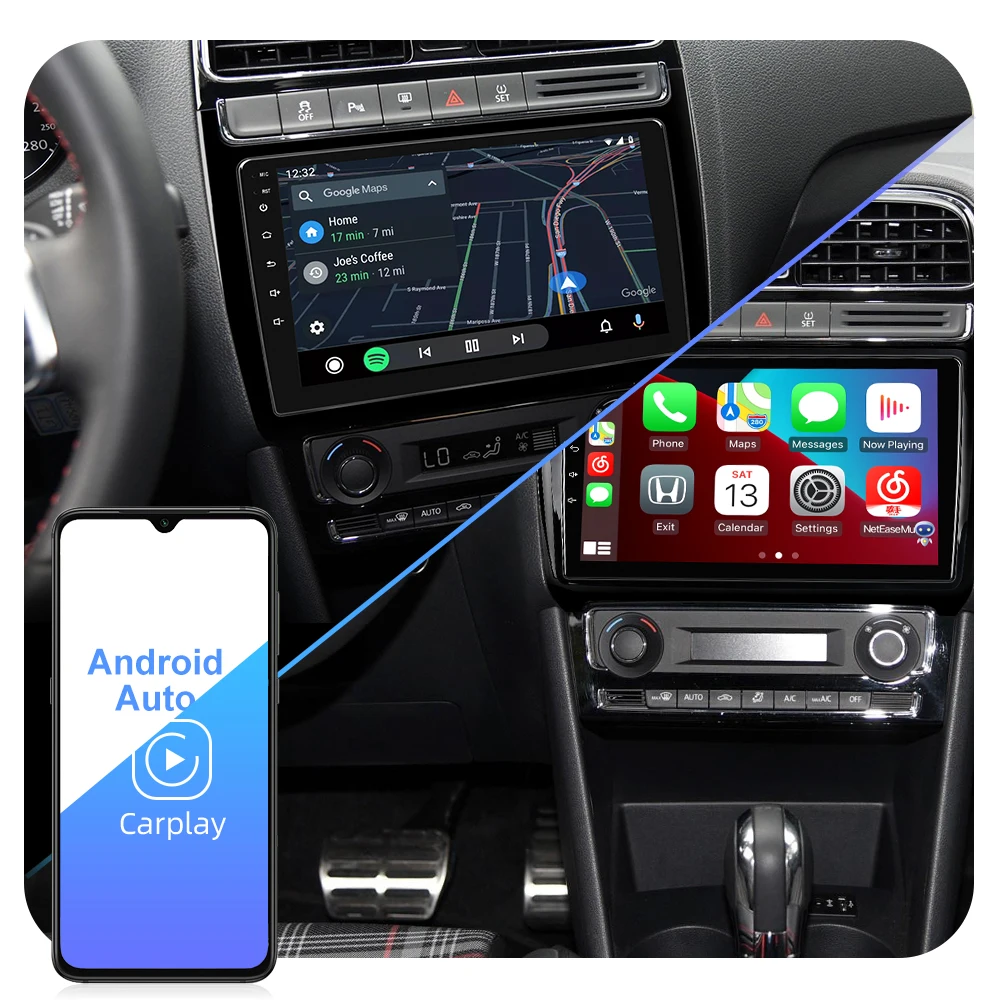 Автомагнитола ISUDAR T72 QLED Android 10 для VW/Volkswagen/POLO Sedan 2009 2017 Автомобильная
