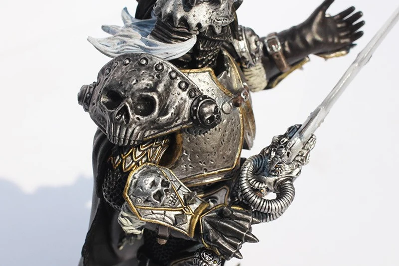 2019 игры фильма Аниме Фигурка WOW Fall of Lich King Arthas Menethil фигурка 17 5 см модель игрушки