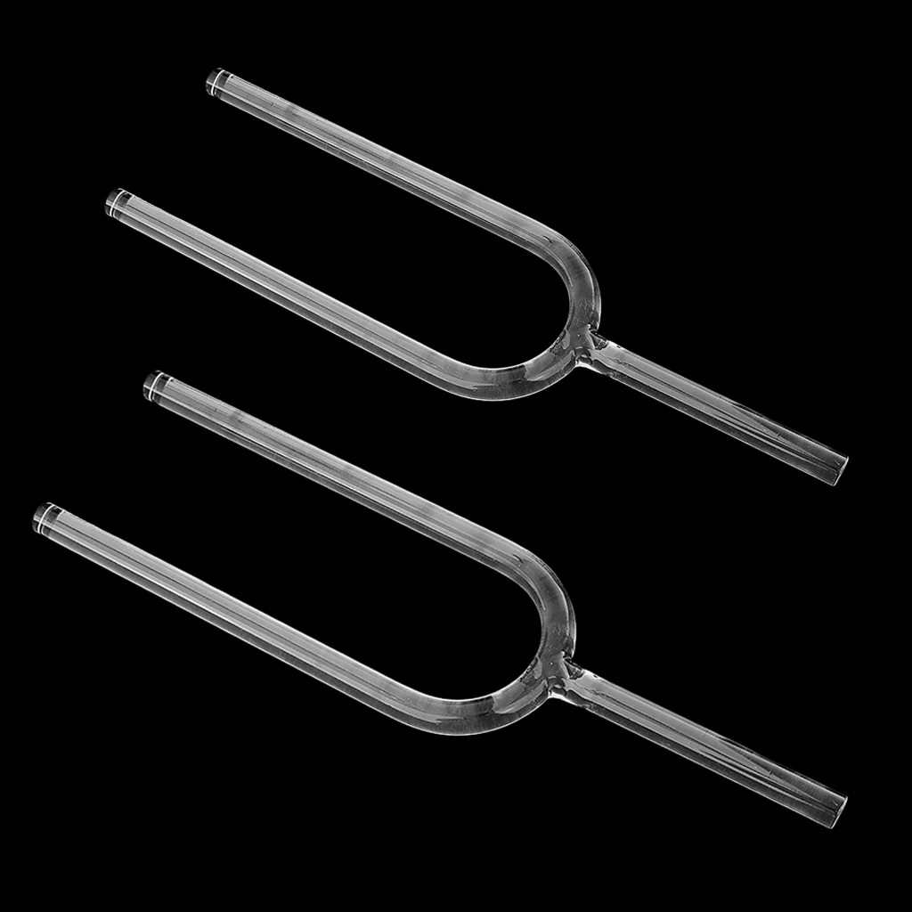 2 шт. кристальная тюнинговая вилка Поющая чаша для медитации йоги идеальный звук