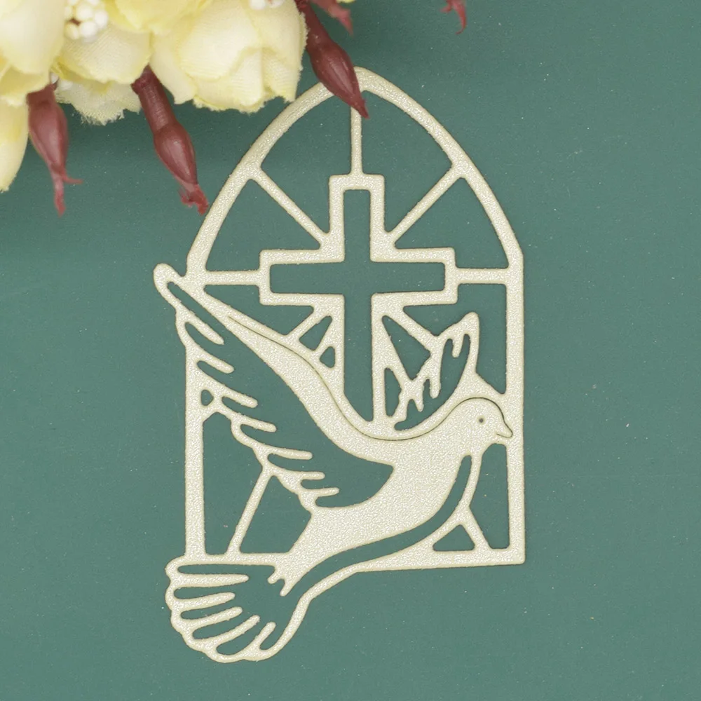Металлические Вырубные штампы Птица мира для христианских католических