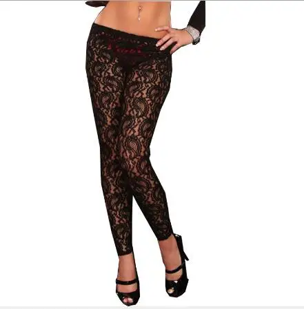 Женские леггинсы с имитацией мяса корейские кожаные хлопковые кружевом