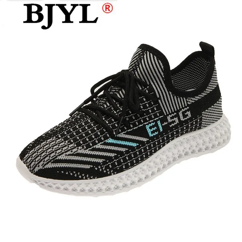 

2021 Fashion Women's Shoes Comfortable Breathable Mesh Casual Shoes Spring Women's Lace-up Non-slip Wear-resistant Sneakers