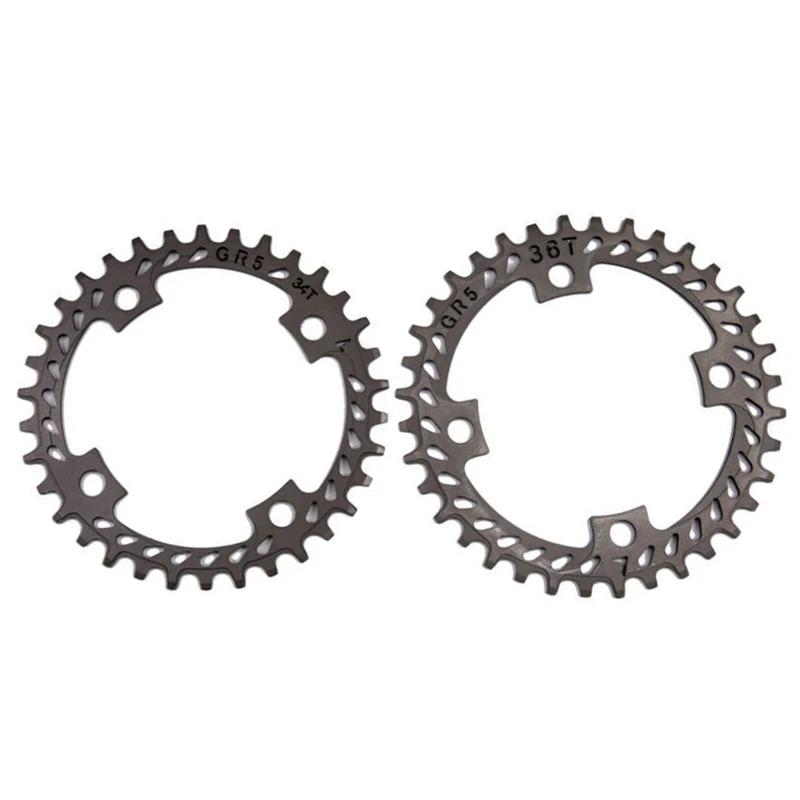 

Mountain Bike Chainring Titanium Alloy Chainring Hollow Positive And Negative Chainring Bcd104 Mountain Gear Wheel