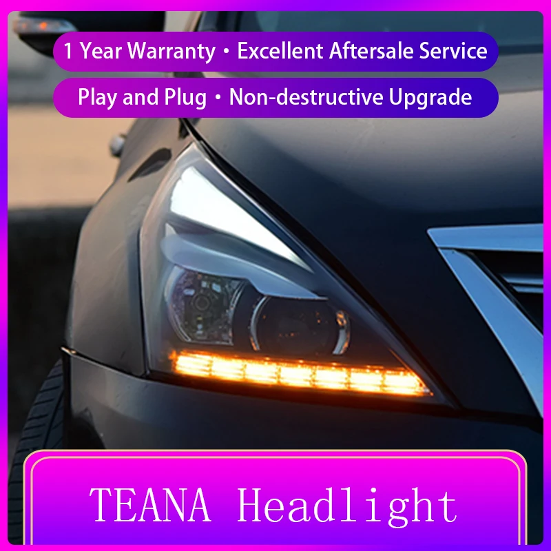 

2008-2012 для Nissan Teana фары Altima светодиодные фары DRL Hid вариант фара ангельский глаз луч