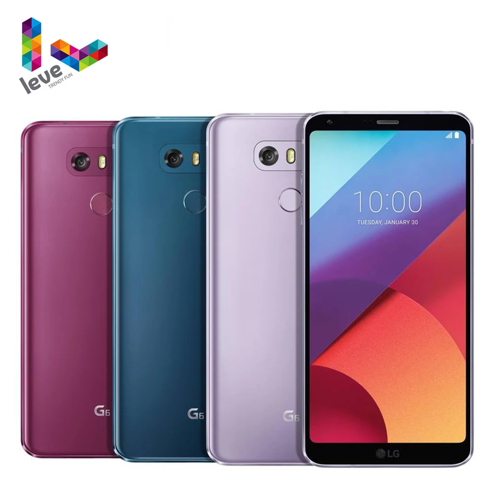 

LG G6 US Version H871 H872 H873 VS988 Unlocked Mobile Phone 5.7" 1SIM 4GB RAM 32GB ROM 13MP Quad Core 4G LTE Android Smartphone