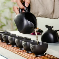 modern japanese tea set small matcha gong fu luxury portable travel simple teaware sets purple sands teapot conjunto kitchen de5