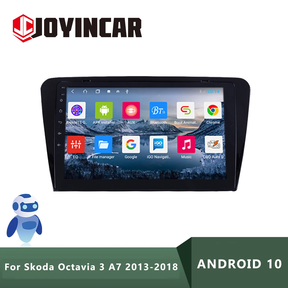 

JOYINCAR 2G+32G Android 10.0 Car Radio Multimedia Video audio Player Navigation GPS For SKODA Octavia 2013-2018 A7 2 din