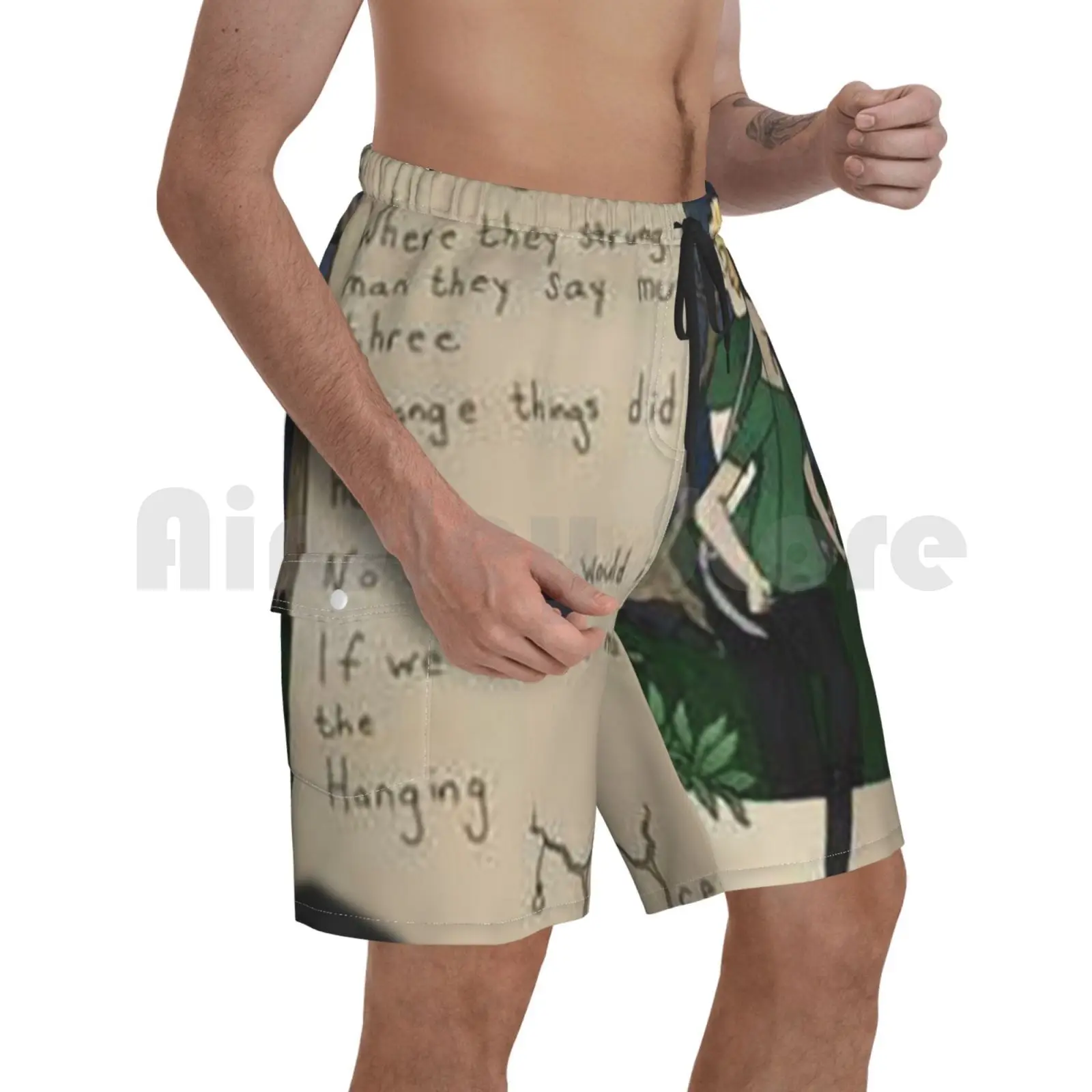 

Hunger Games Hanging Tree Beach Shorts Men Beach Pants Swim Trunks Hunger Games Hanging Tree Hanging Hunger Katniss