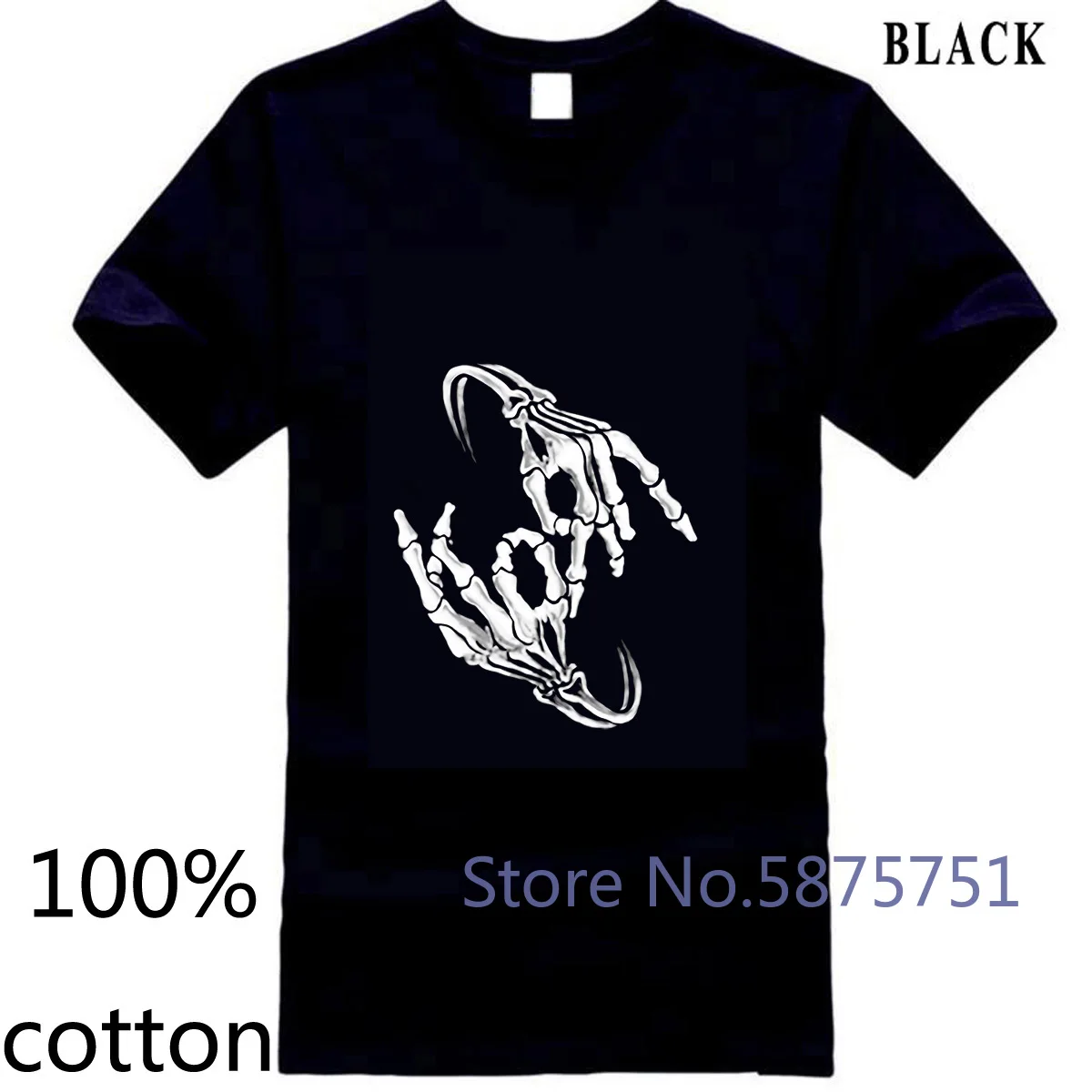 Группа Korn Скелет знак Bone логотип для мужчин Черная Мужская брендовая мужская