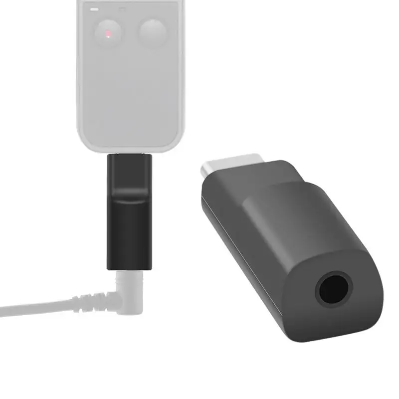 

Подходит для камеры Конвертер USB-C до 3,5 мм для микрофонного адаптера карманная аудио адаптер для DJI Osmo карман конвертер для микрофона
