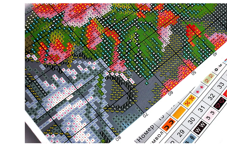 HUACAN Cross Stitch Needlework Sets For Full Embroidery Kits Tree And Bird Animals White Canvas 14CT DIY Home Decor 40x50cm