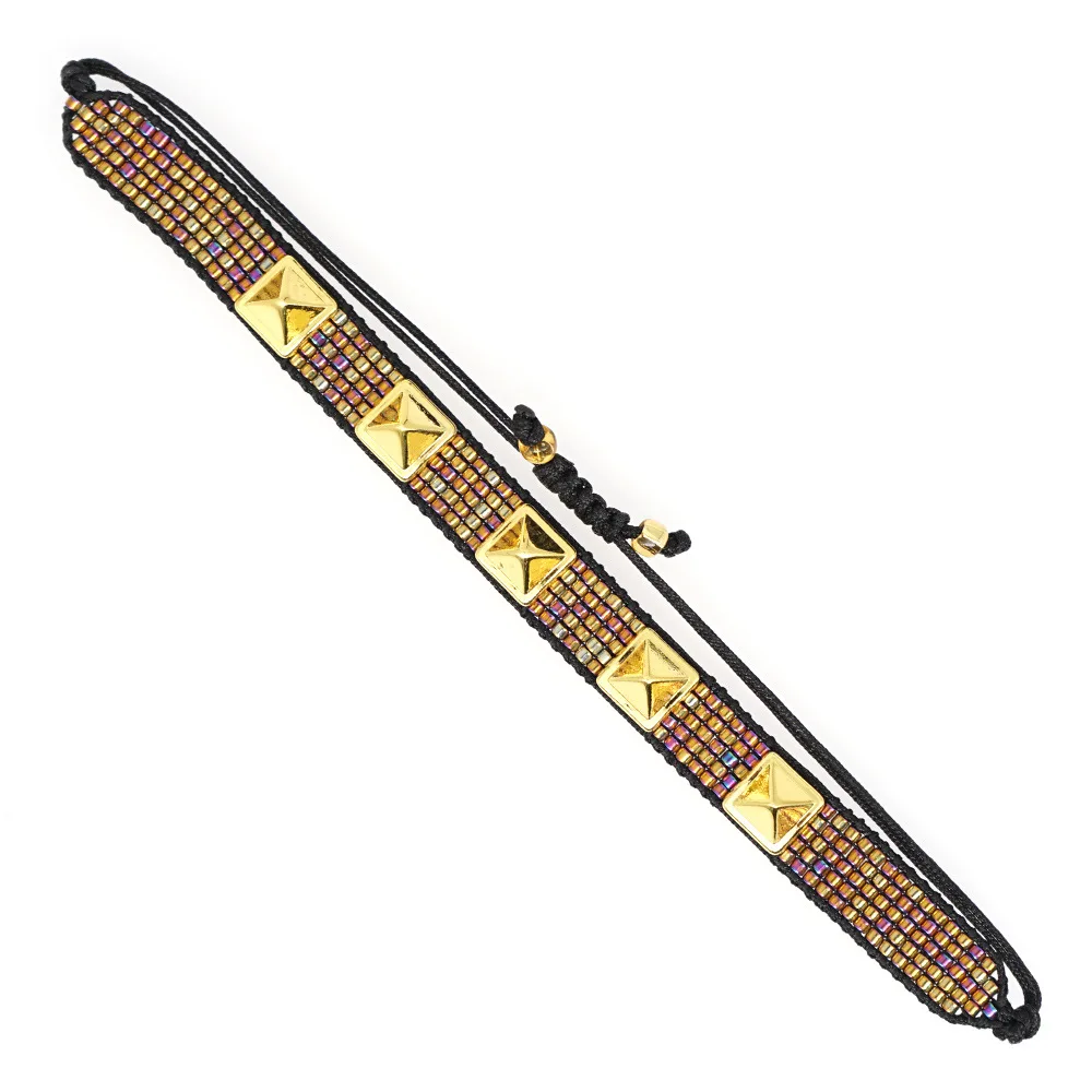 Ремешки с заклепками SHINUSBOHO для женщин браслет MIYUKI для мужчин цветные пульсерас мужер мода 2019 ювелирные украшения ручной работы оптом.