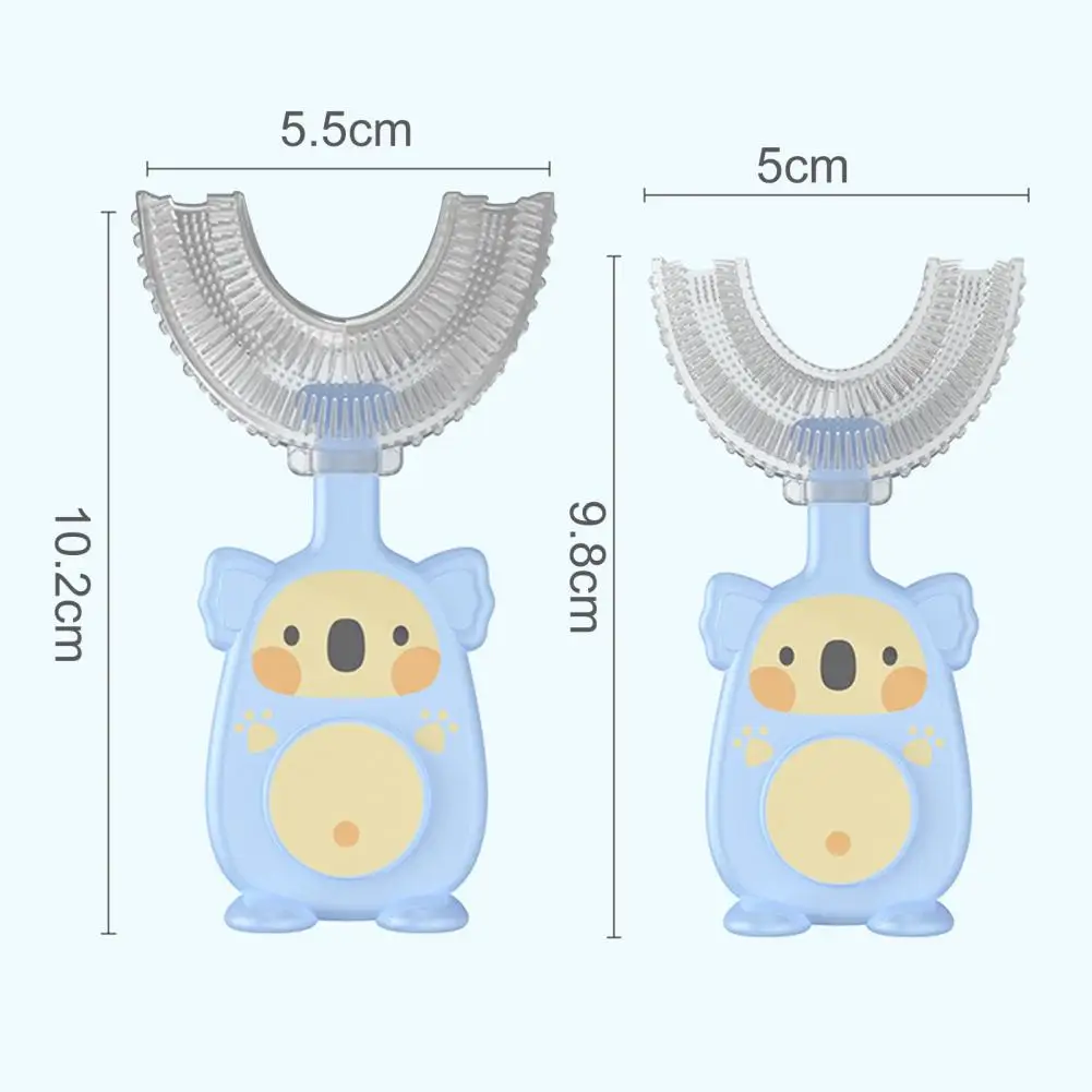 Cepillo de dientes para ni&ntilde;os, cepillo de dientes con dise&ntilde;o ergon&oacute;mico, mango de PP, limpieza Manual de la boca, ahorro de trabajo-2