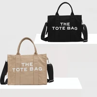 casual canvas tote handbag summer ladies shoulder crossbody shopper bags letter printing brand designer bags for women 2021