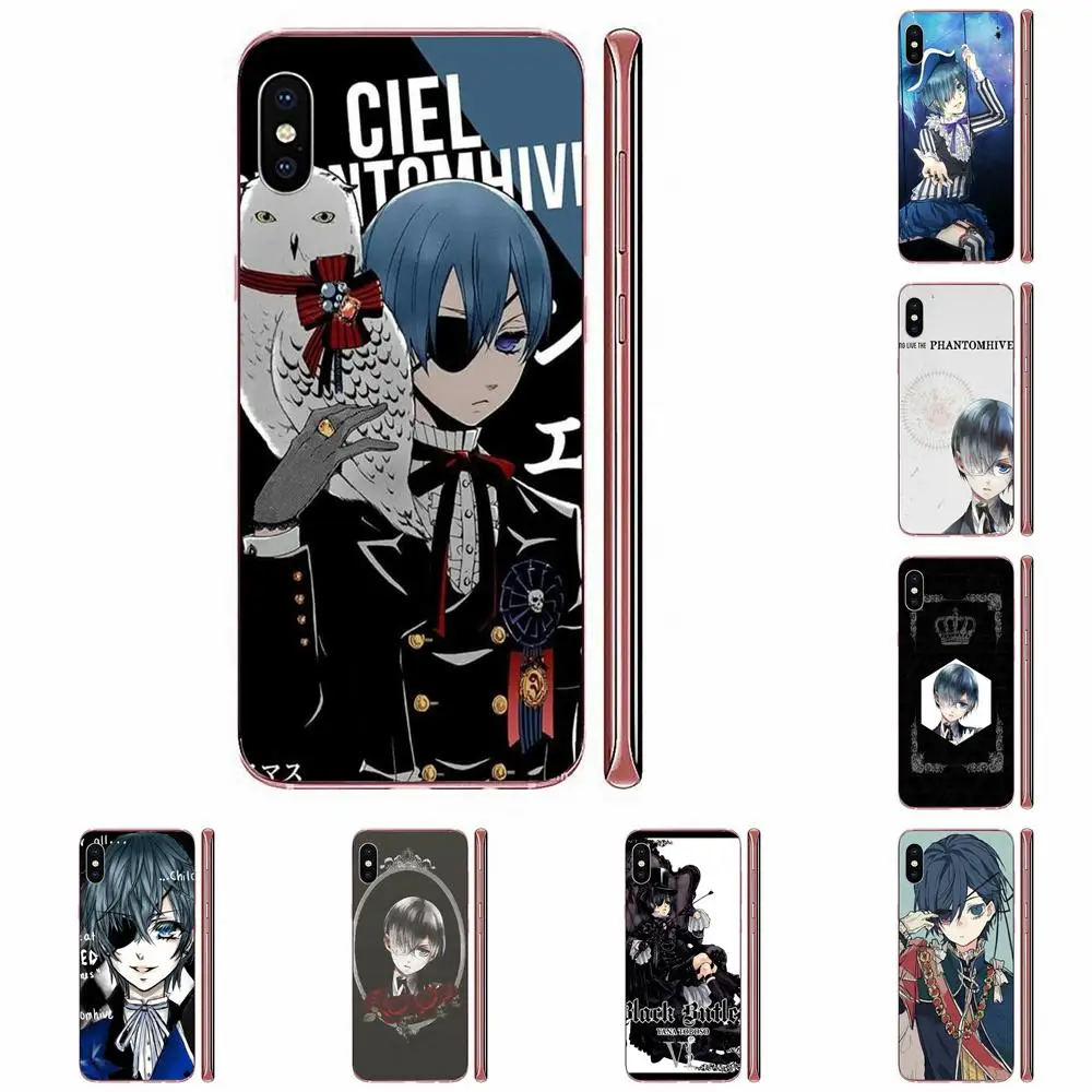 Япония Аниме Kuroshitsuji Черный Дворецкий Ciel для Sony Xperia XZS XA1 L1 XA X Z Z1 Z2 Z3 Z4 Z5 XZ1 Compact E5 XZ