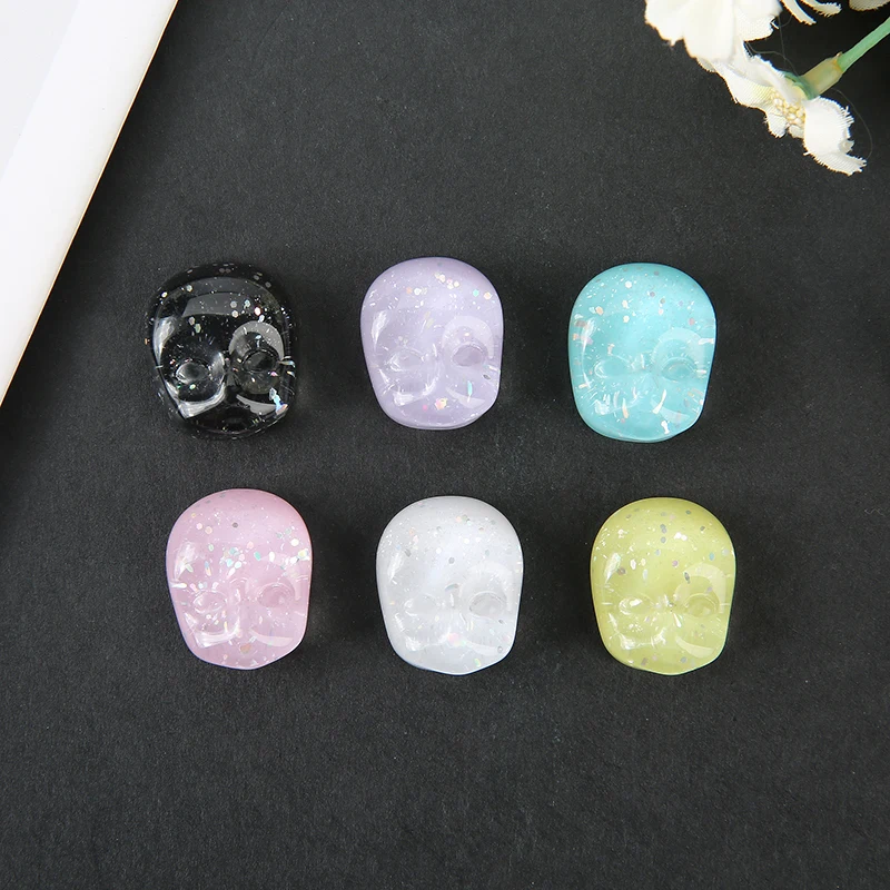 

12pcs 25*21mm Baroque Style Charms Flatback Glitter Angel Face Resin Baby Head DIY Jewelry Making Accessories