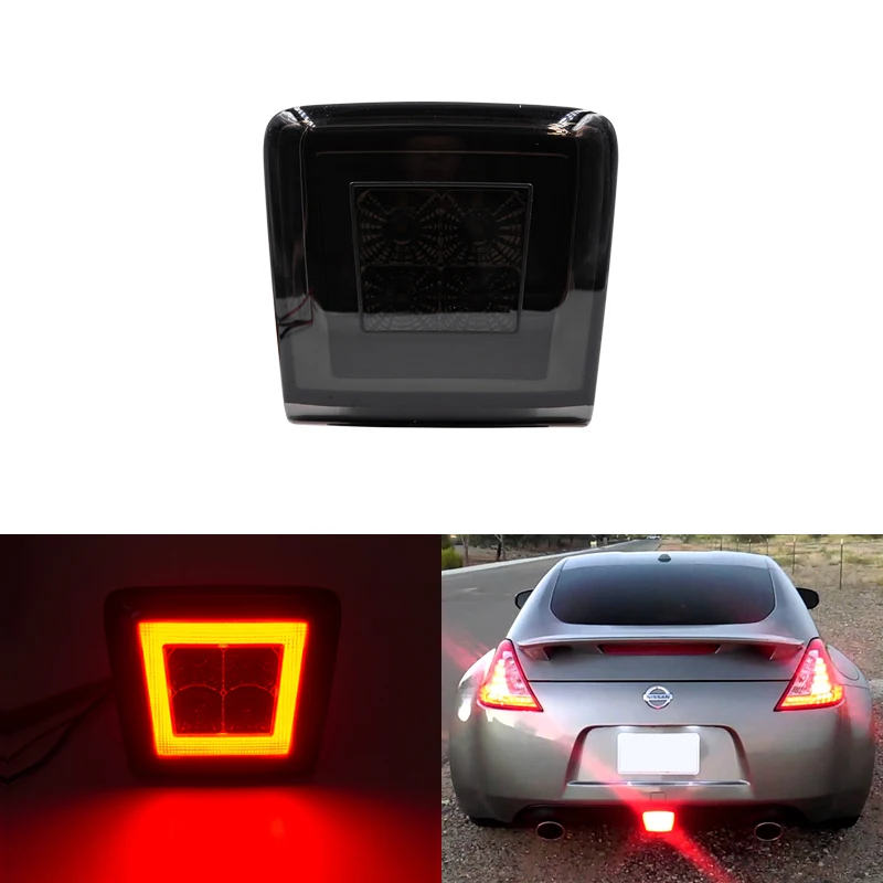 Дымовая линза задние противотуманные фары светодиодный комплект в сборе для Nissan